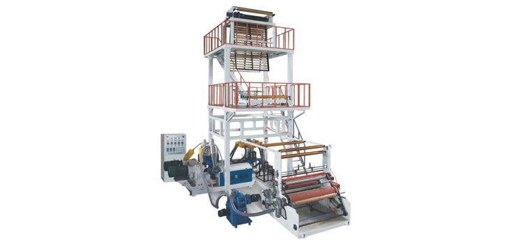 RK-ABA1100/1300/1500 Three-iayer aba co-extrusion ldpe high speed film blowing machine