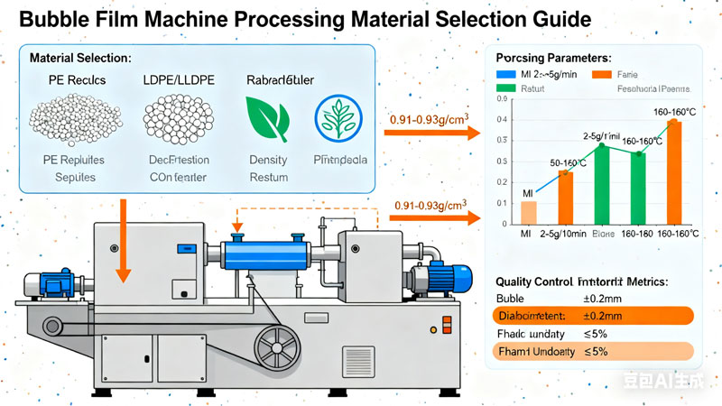 Bubble Film Machine Processing Material Selection Guide